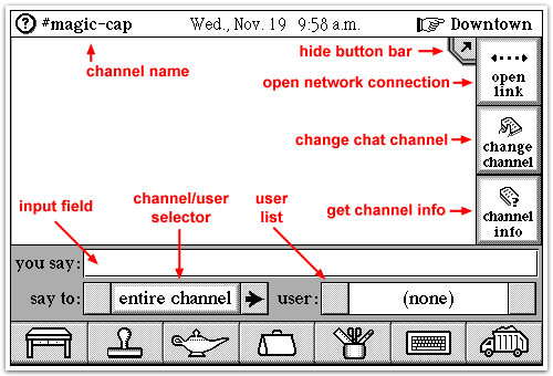 CujoChat main screen